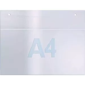 Wall holder Twinco 5832-7 A4 horizontal transparent acrylic for documents