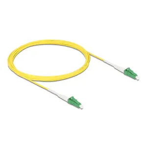 DeLOCK InfiniBand/fibre optic cable 3 m LC LC/APC Yellow 9 µm