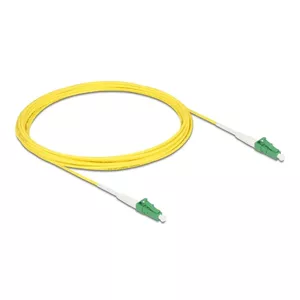 DeLOCK InfiniBand/fibre optic cable 5 m LC LC/APC Yellow 9 µm OS2