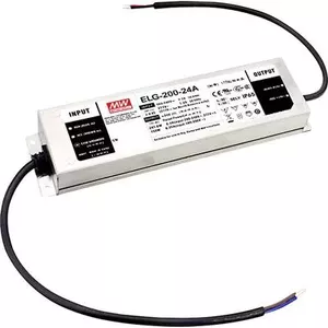 LED driver MEAN WELL ELG-200-24-3Y Output power 200 W IP20