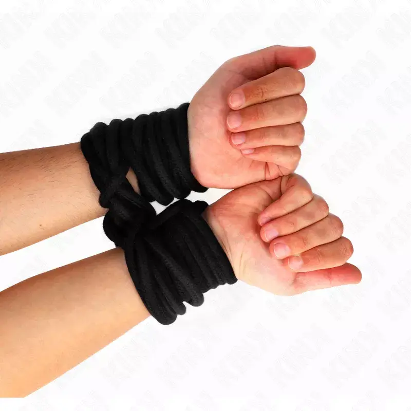 Бондаж KINK COTTON ROPE 20 МЕТРОВ ЧЕРНЫЙ Photo 3