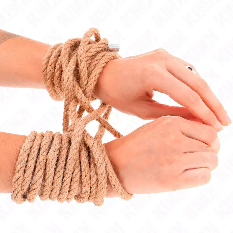 Бондаж KINK HEMP ROPE WITH METAL HEAD Photo 2