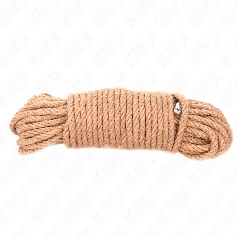 Bondažs KINK HEMP ROPE WITH METAL HEAD Photo 2