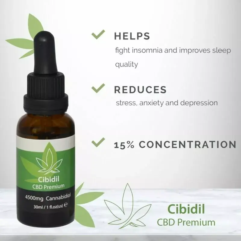 CBD масло 15% 30 мл — 500COSMETICS CIBIDIL Photo 3