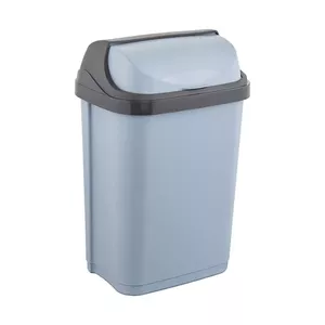 Waste bin keeeper Rasmus 25 L with rotating lid — blue, 34×26×54 cm