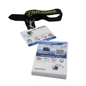 Visitor Badges Nakagawa C34 TIJ 18 96x82 – printable ID badges, size 96×82 mm