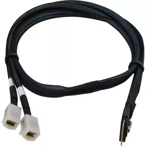 Adaptec 2305100-R Serial Attached SCSI (SAS) kabelis 0,8 m Melns