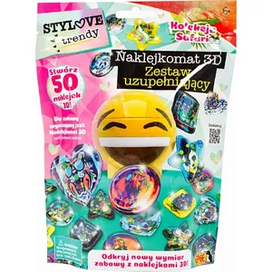Uzlīmju izgatavotājs 3D Safari kolekcija Epee — radošais komplekts bērniem ar 3D uzlīmēm