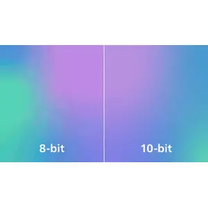 Patiesais 10‑bitu displejs reproducē gludākas gradientes