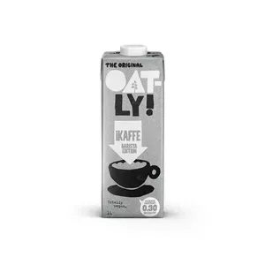 Auzu dzēriens Oatly Barista Edition 1 l — augu izcelsmes piena alternatīva kafijai un gatavošanai