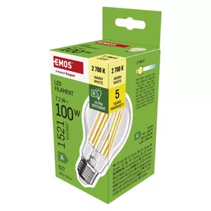 LED bulb EMOS FLM A60 7.2W 1521 lm E27 Warm White