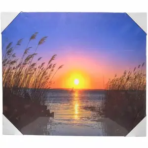 Canvas with photo print BESK 50x60 cm — framed/unframed wall art print