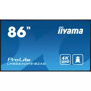 Digital signage flat panel iiyama LH8664UHS-B2AG 86" 4K Ultra HD 3840 x 2160