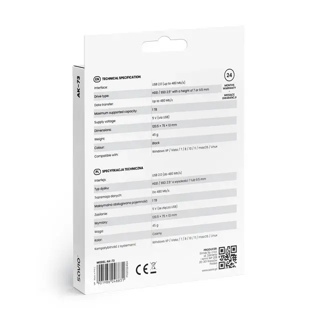 Корпус для HDD/SSD Savio SAVAK-73 Photo 5
