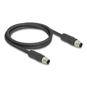 DeLOCK sensor/actuator cable 80515 2 m RST M12 Black
