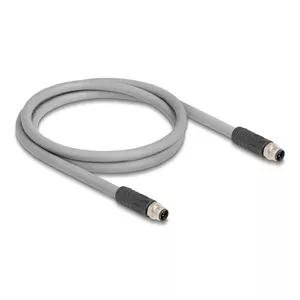 DeLOCK 80534 sensor/actuator cable 3 m RST M12 Grey