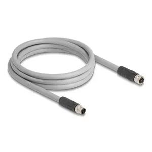 Кабель датчика/исполнителя DeLOCK 80539 2 м RST M12 Серый