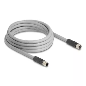 DeLOCK sensor/actuator cable 80540 3 m RST M12 Grey