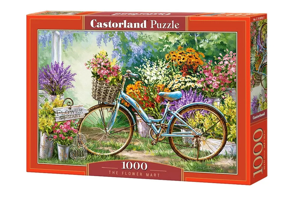 Castorland The Flower Mart 1000 detaļu