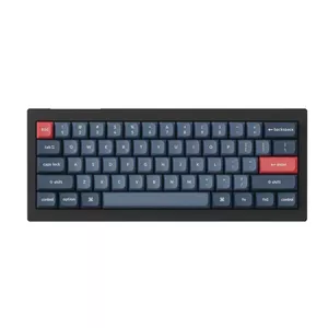 Механическая клавиатура Keychron V4 MAX с переключателями Gateron Jupiter Red, чёрная, раскладка US