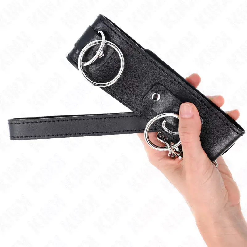Ожерелье с поводком KINK COLLAR & GAG 3 кольца 36–43 см Photo 5