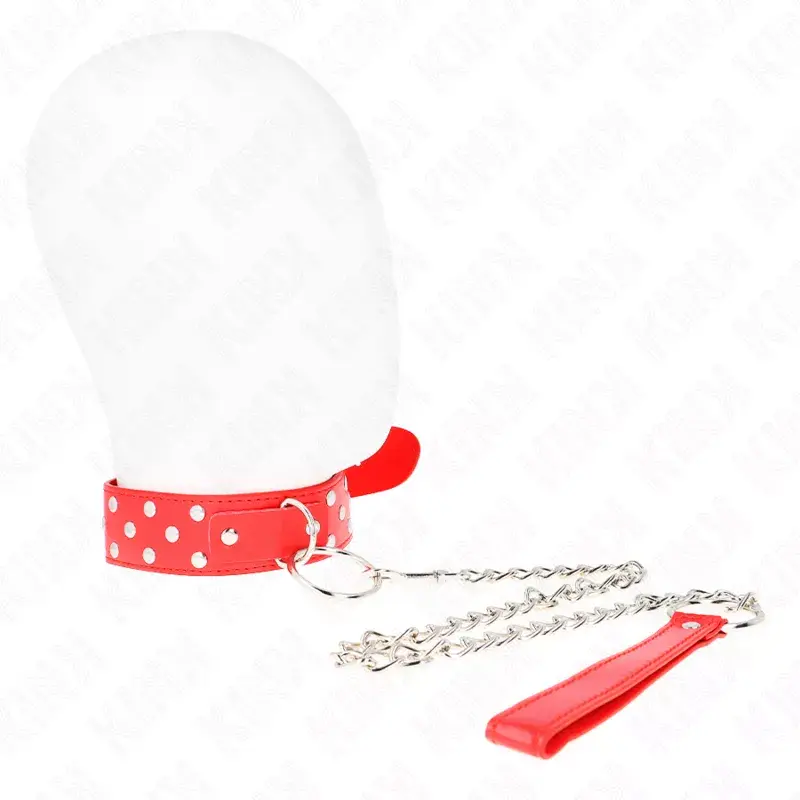 Necklace KINK RING RIVET STRAP 65 cm – KINK COLLAR & GAG Photo 2