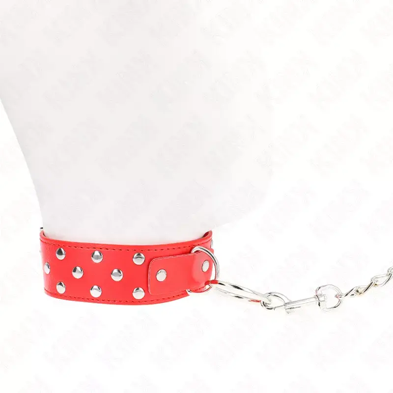 Necklace KINK RING RIVET STRAP 65 cm – KINK COLLAR & GAG Photo 3