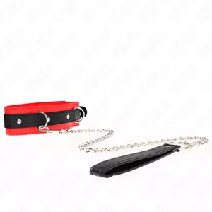 Collar KINK COLLAR & GAG BASIC MODEL 65 cm — Red, 53 x 5 cm