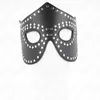 KINK LEATHERETTE маска с заклёпками Модель 2 30x12 см Photo 3
