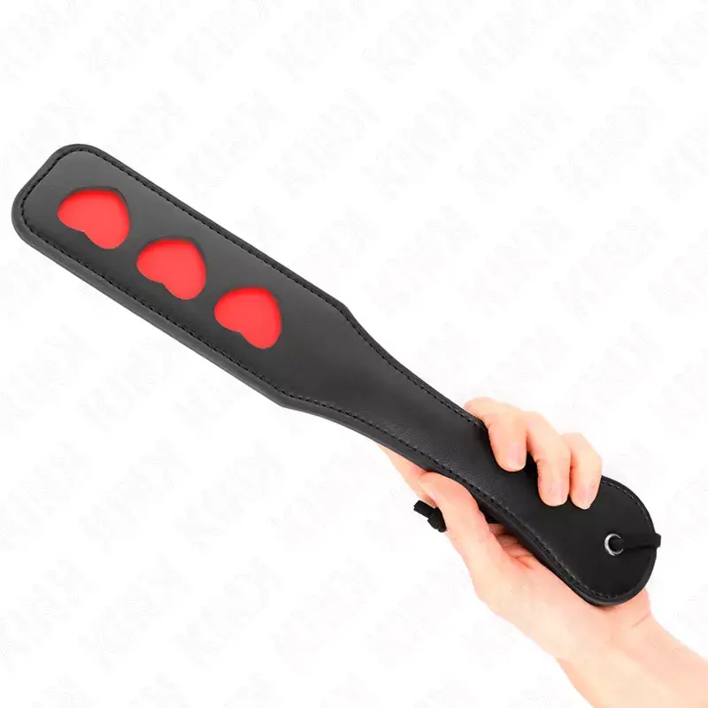 Кожаная шлепалка KINK IMPACT & TOUCH HEART PALETTE Photo 4