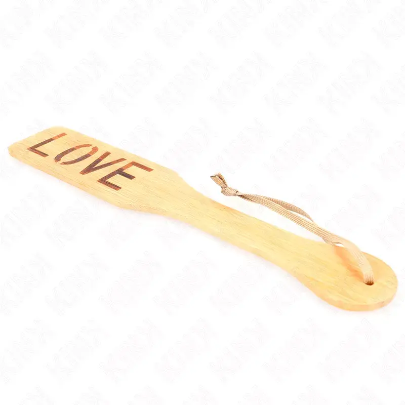 KINK IMPACT & TOUCH Паддл KINK BAMBOO WORD LOVE Photo 3
