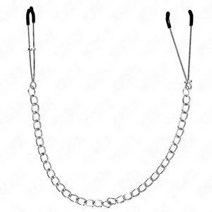 Зажимы для сосков KINK NIPPLE GRIP D-240968 тонкая конструкция зажима, цепочка 30 см