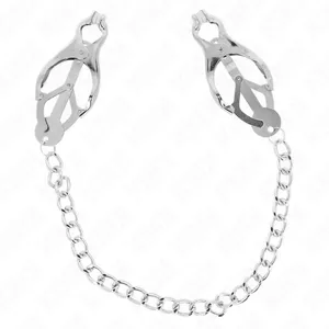 Зажимы для сосков KINK NIPPLE GRIP D-240974 с серебристой цепочкой 30 см