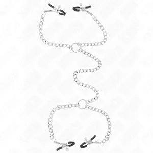 Зажимы для сосков KINK NIPPLE GRIP D-240993 с цепочками 32 см и зажимами 14 см