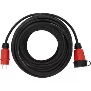 Power Extension Brennenstuhl 9161250110 25m 1 AC Outlet Outdoor Black Red