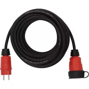 Power Extension Brennenstuhl 9161100110 10m 1 AC Outlet Indoor Outdoor Black Red