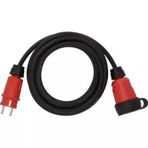 Power Extension Brennenstuhl 9161050110 5m 1 AC Outlet Indoor Outdoor Black Red
