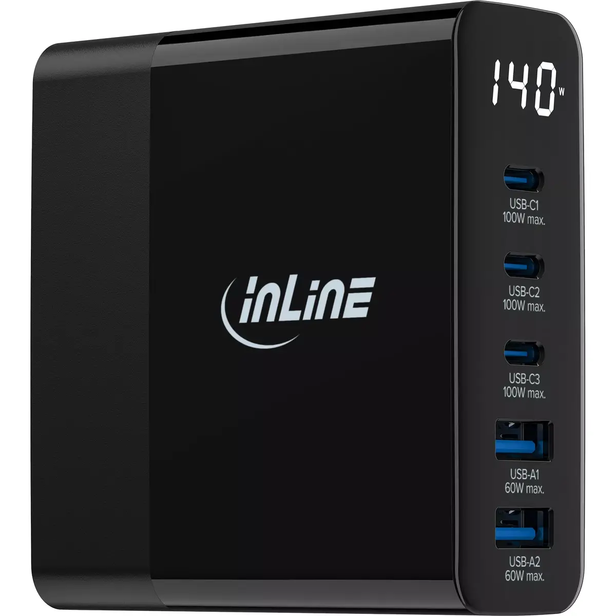 InLine USB PD блок питания GaN зарядное устройство 140W Photo 3