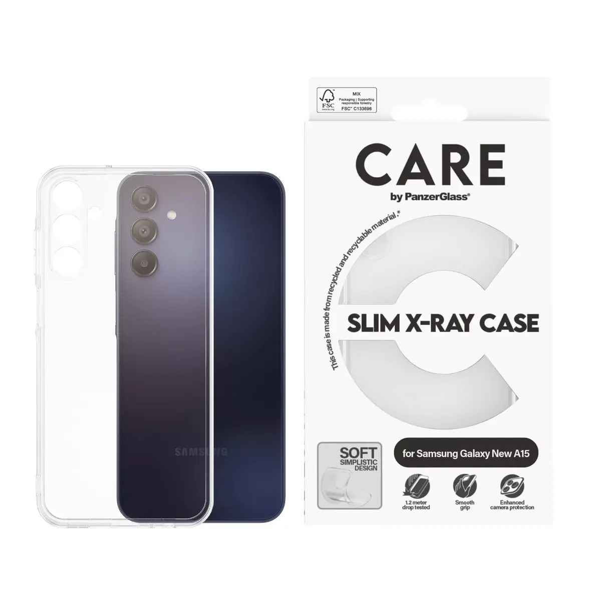 Vāks PanzerGlass CARE by Fashionable Case Samsung A15 A15 5G Photo 2