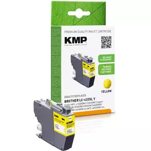 Картридж KMP Brother MFC-J5340DW LC422XLY Желтый 1500S