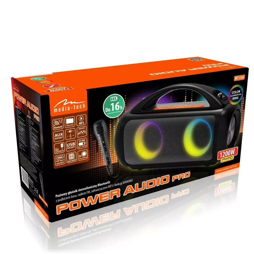 Pārnēsājams skaļrunis MEDIA-TECH MT3184 Photo 2