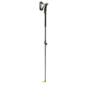 Nordic nūjas Leki Guide 2 — alumīnijs, maksimālā garuma 150 cm, svars 271 g, Lock Security Strap Nylon, vārpstas Ø1,6 cm, melnas