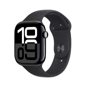 Умные часы Apple Watch Series 10 GPS + Cellular 46mm Jet Black Aluminium Case with Black Sport Band - M/L