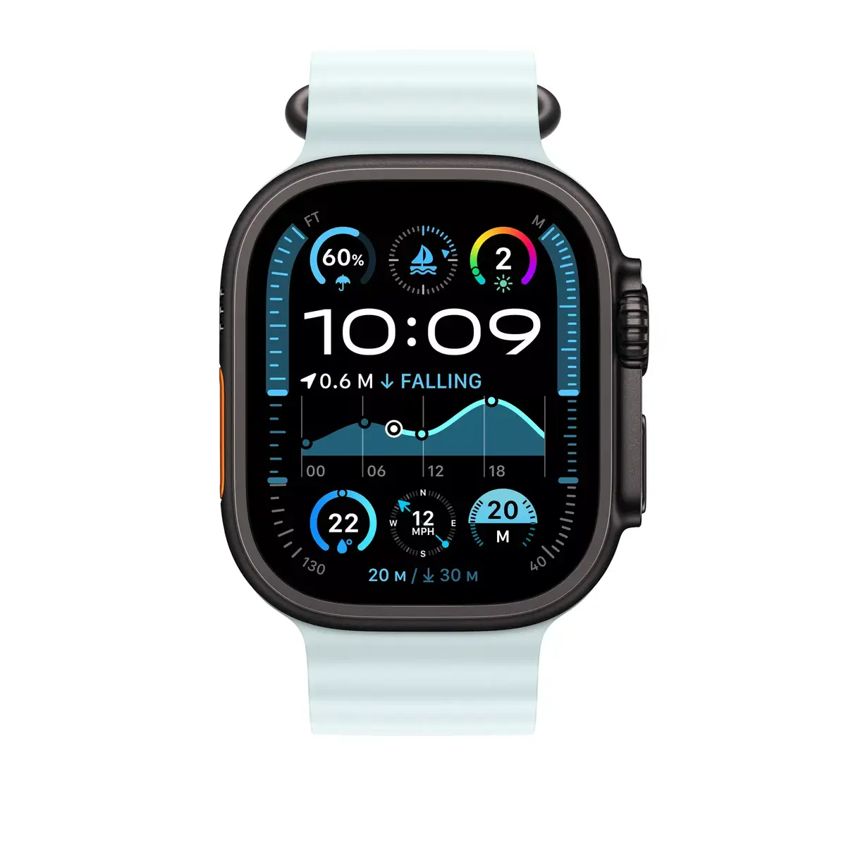 Браслет Apple 49mm Ice Blue Ocean Band Extension Photo 3
