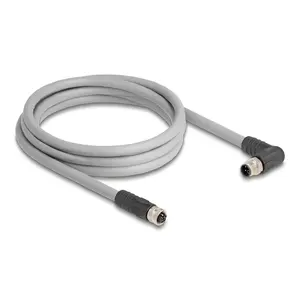 DeLOCK sensor/actuator cable 80552 5 m RST M12 Grey