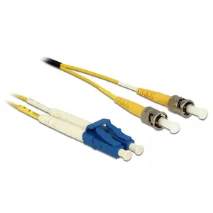 DeLOCK 84690 InfiniBand Fibre Optic Cable 3m 2x LC 2x ST Yellow