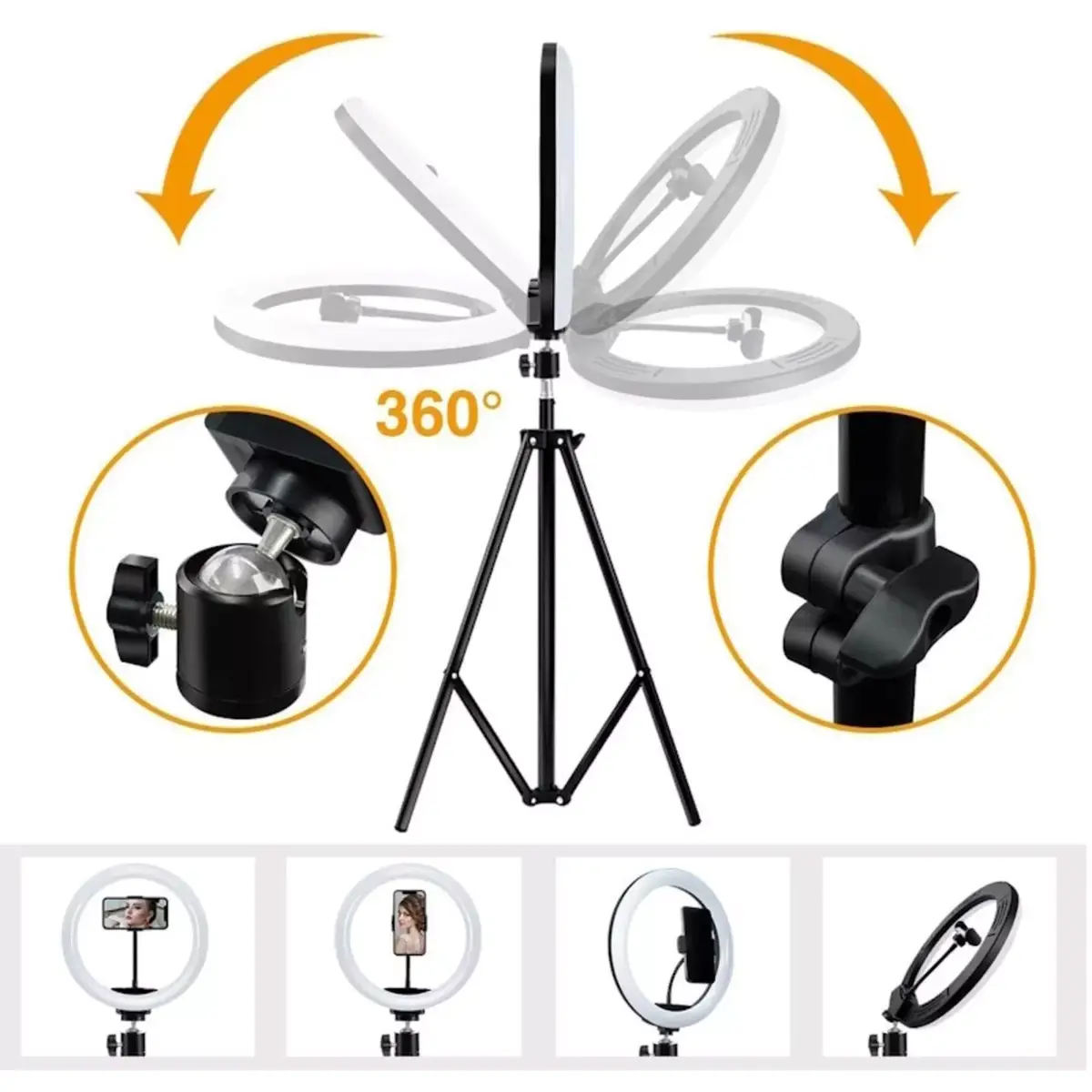 Riff HX360 LED Light Ring 36 cm 13W Photo 2