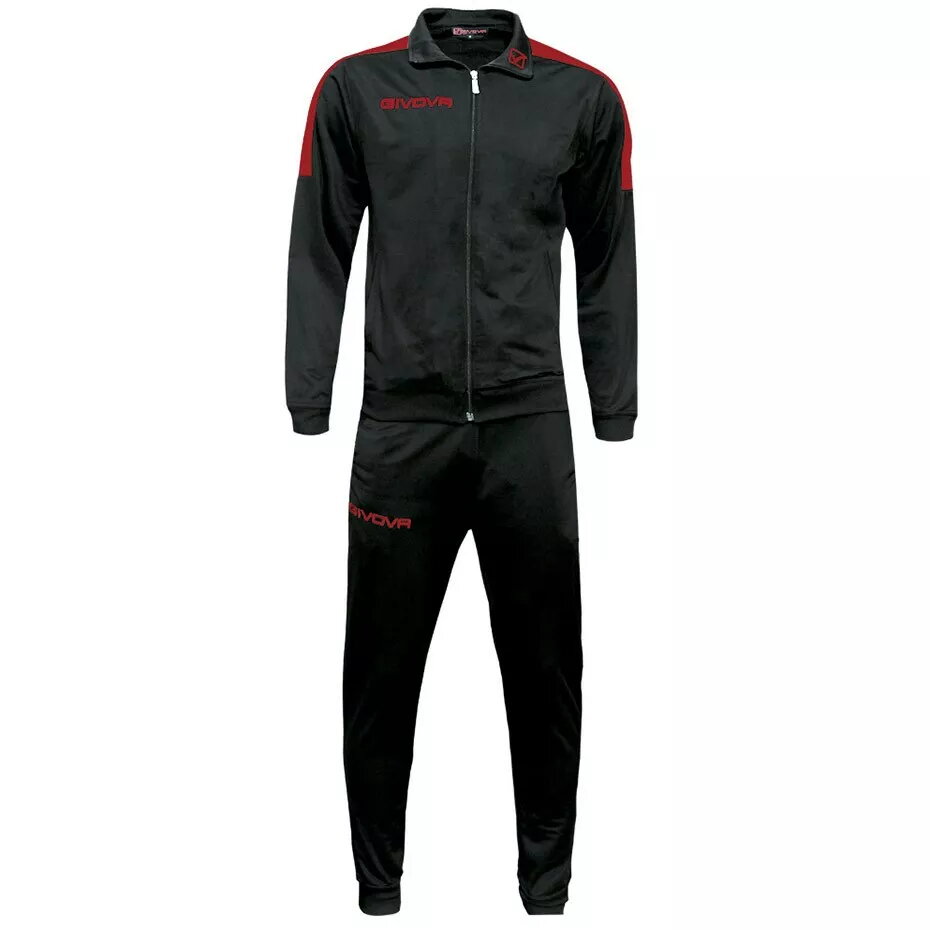 Sporta tērps Givova Tuta Revolution Black-Red