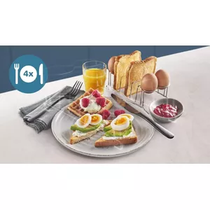 Breakfast set for toast, eggs and more