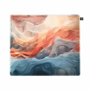 CHERRY XTRFY GP5 L Amnis Blue Gaming Mouse Pad with Fabric Surface and Non-Slip Rubber Base